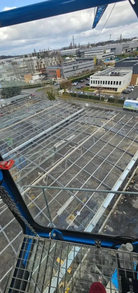 installation charpente métallique